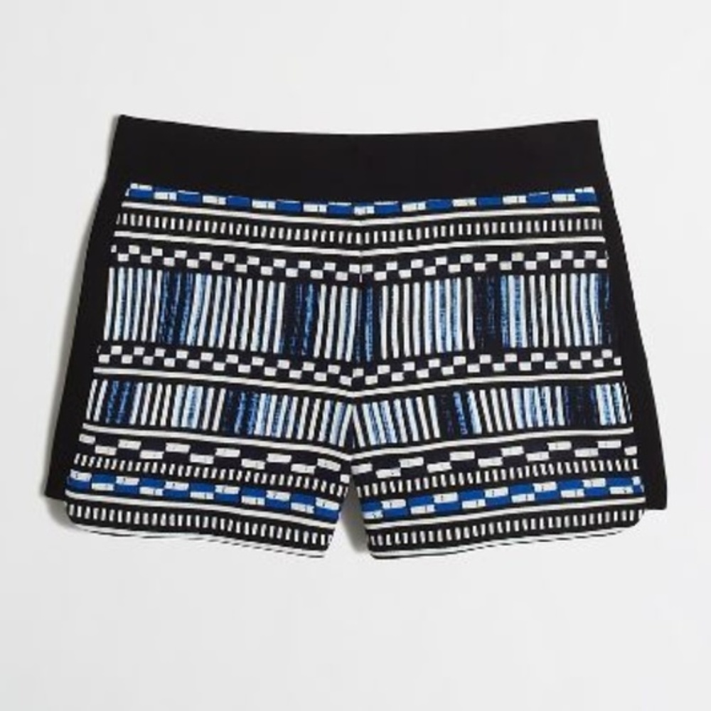 NWOT J Crew Printed Drapey Short Size 2 PERFECT CO